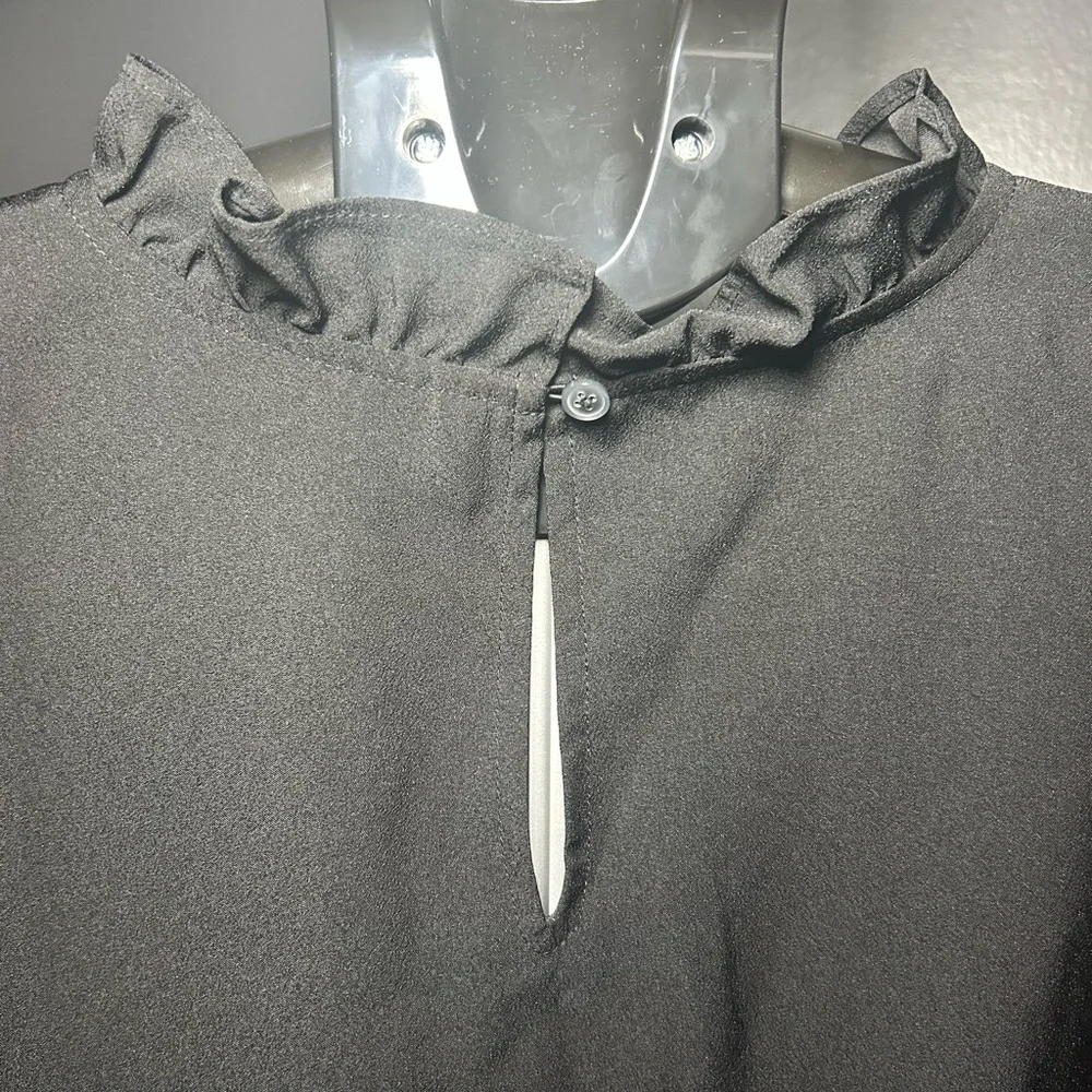 J.Crew Black Shell Top - Picture 3 of 5